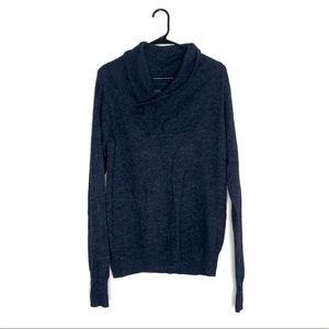All Saints foldover turtle/cowl neck sweater